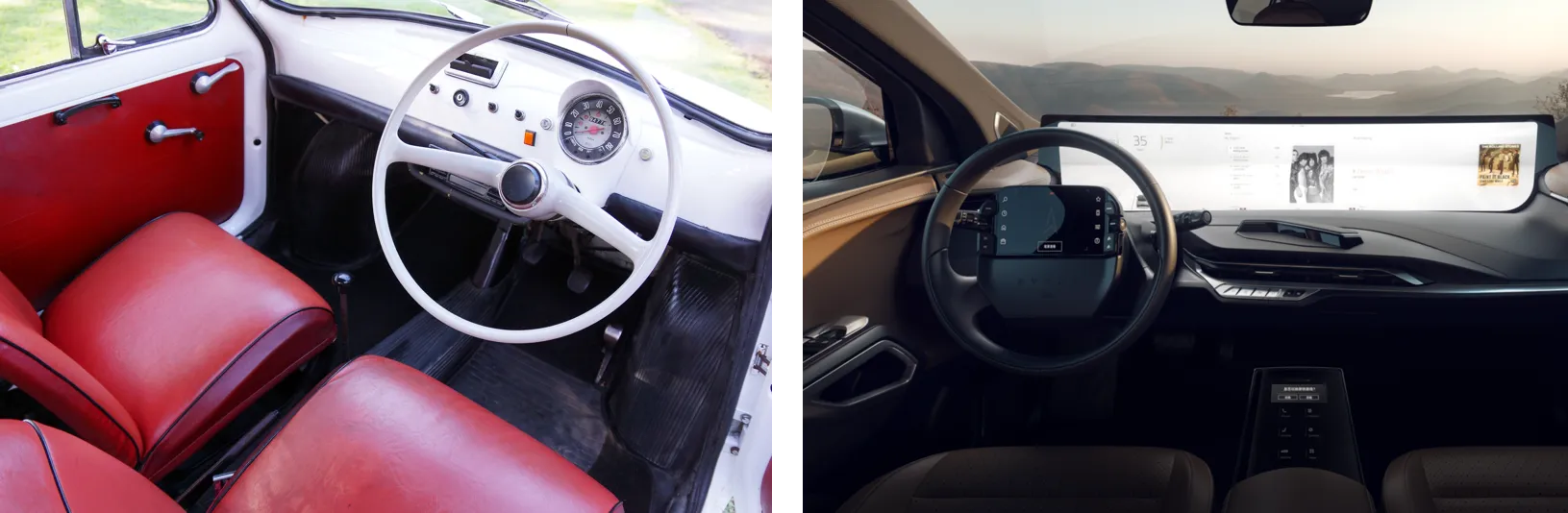 Fiat 500 vs Byton