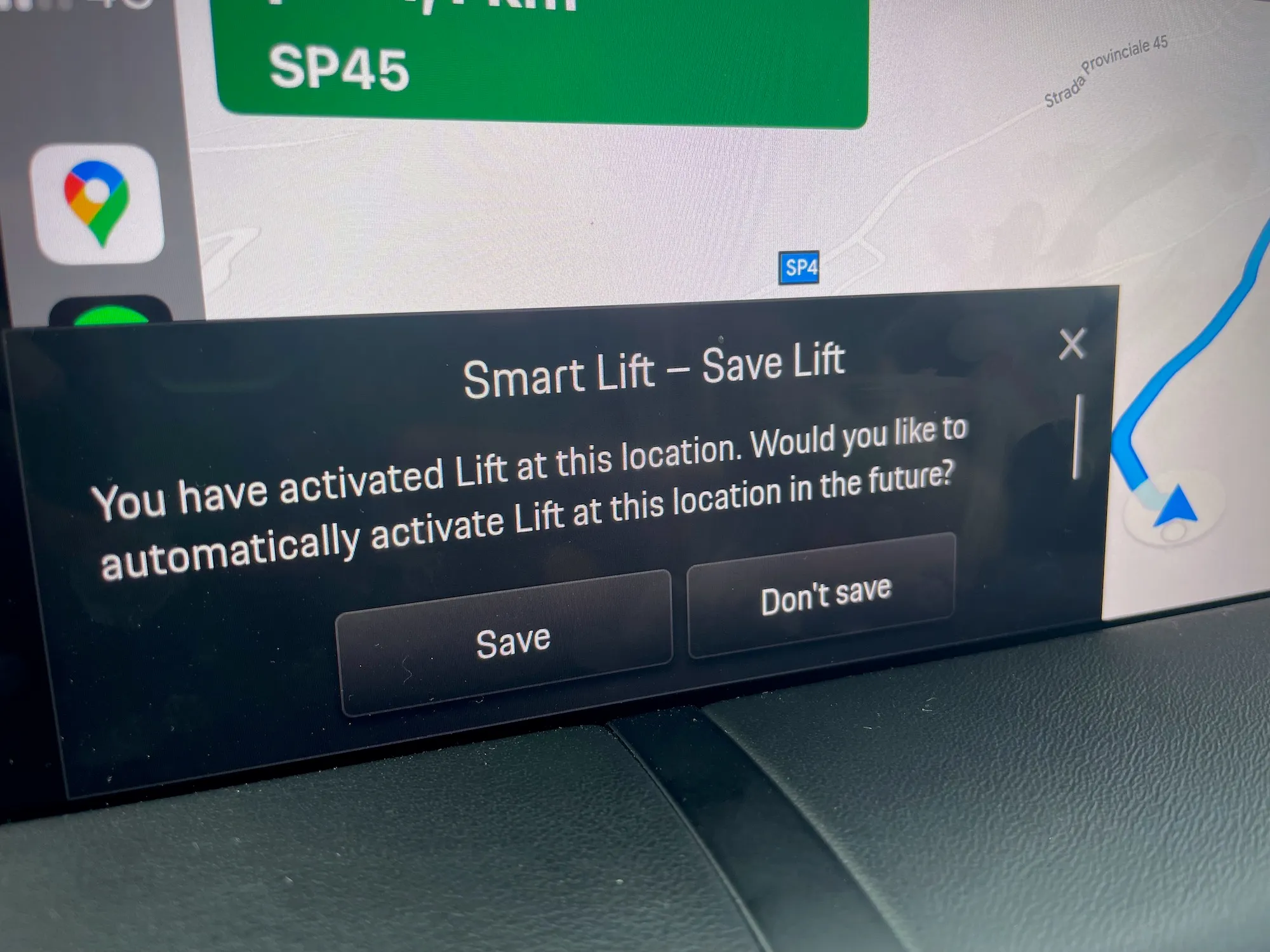 The lift notification