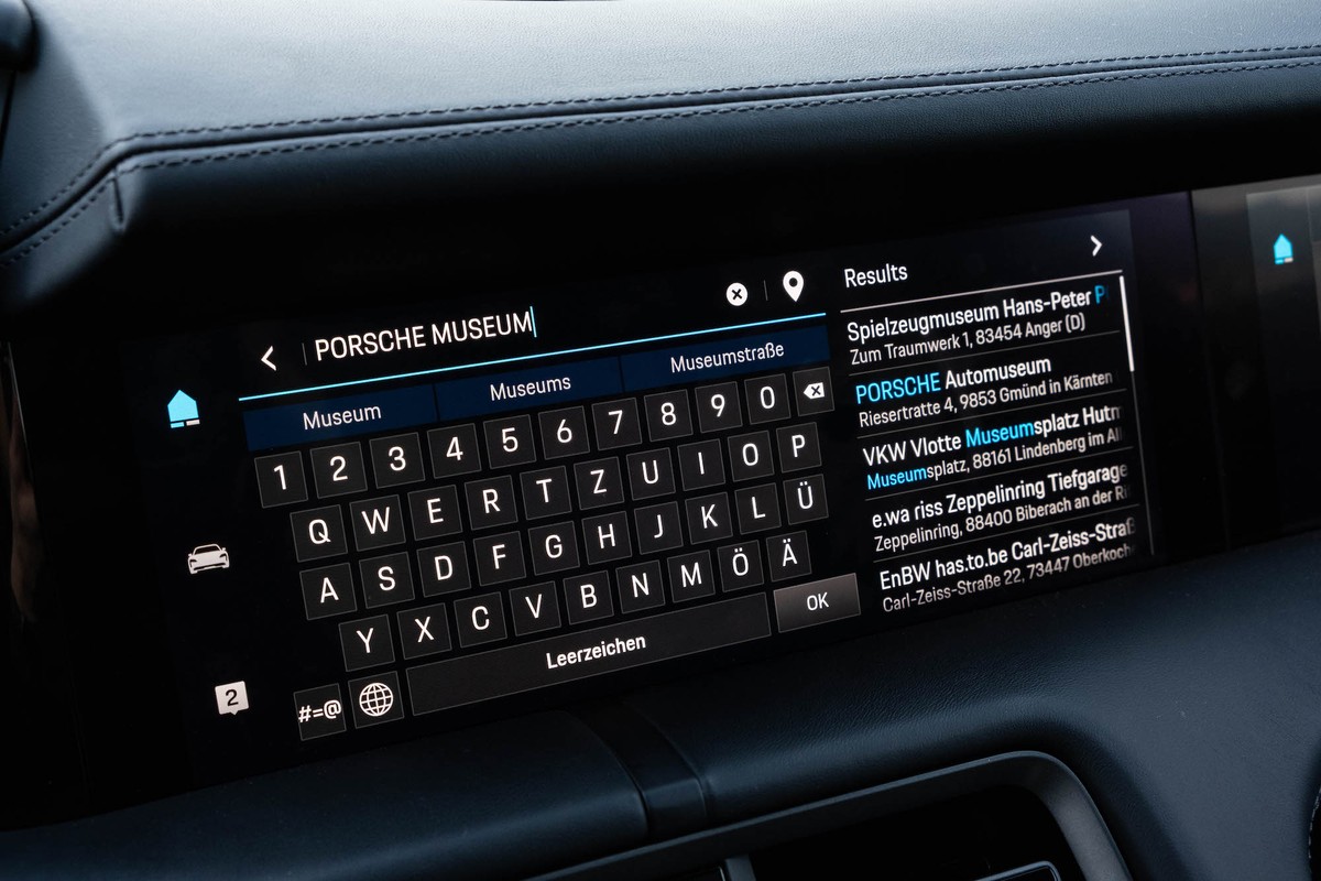 When I tried the Porsche Taycan earlier this year, basic stuff like search was not working well