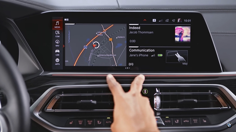 The shortcut gesture from BMW