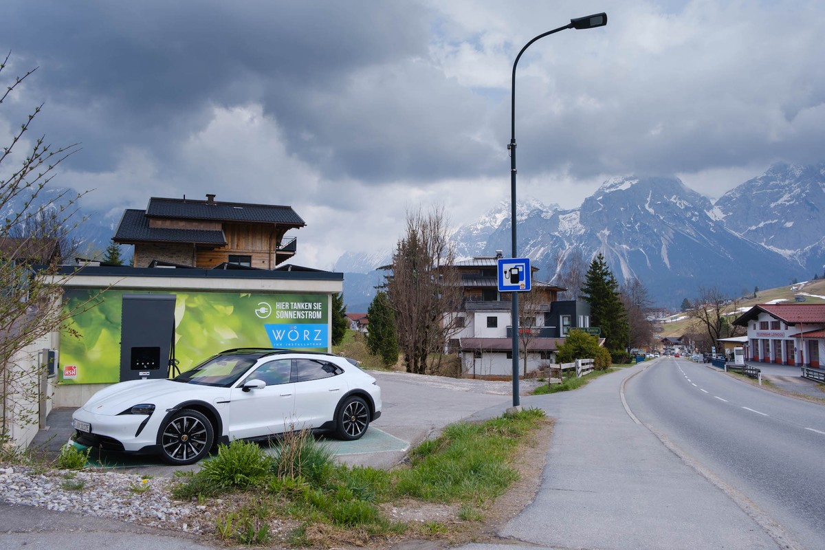 Charging in the mountains