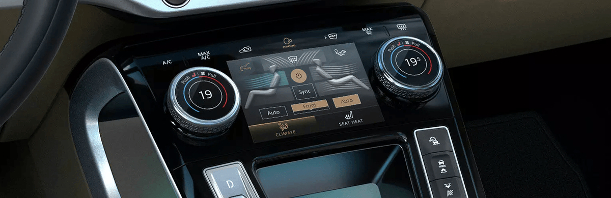 The dials in the Jaguar I-PACE