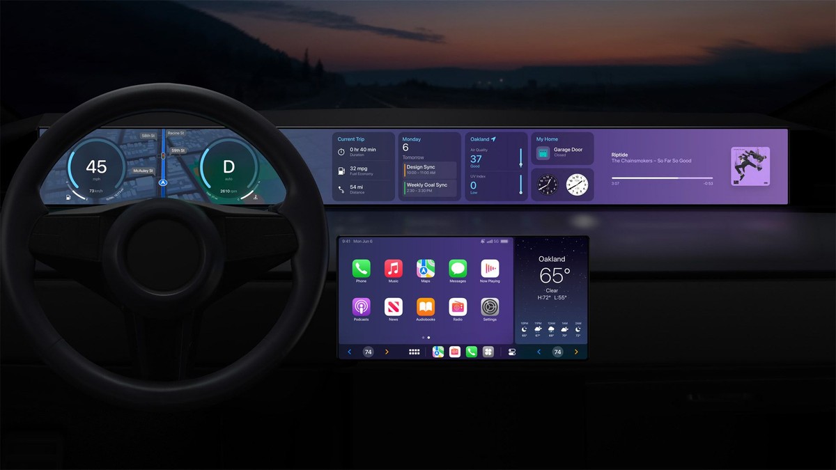 The concept Apple used to introduce CarPlay 2